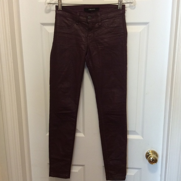 J Brand Denim - J Brand Pants 25 Wine Super Skinny
